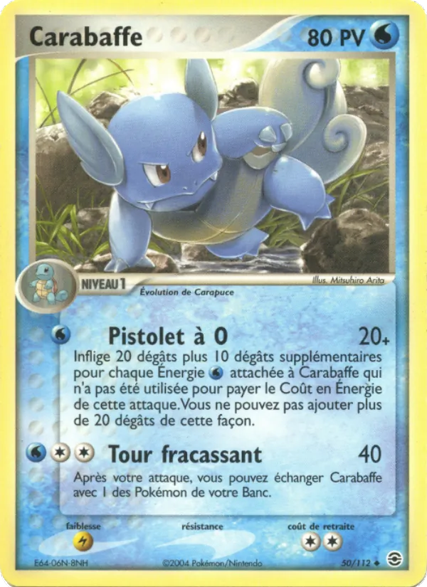 Carabaffe, EX Rouge Feu & Vert Feuille 50