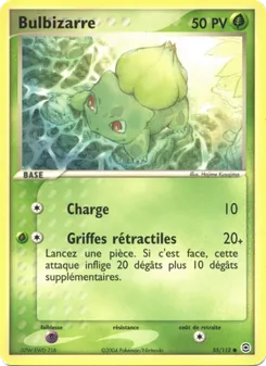 Bulbizarre, EX Rouge Feu & Vert Feuille 55