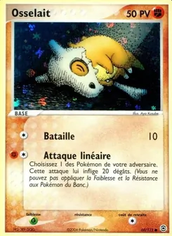 Osselait, EX Rouge Feu & Vert Feuille 60