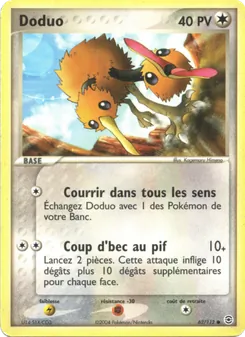 Doduo, EX Rouge Feu & Vert Feuille 62