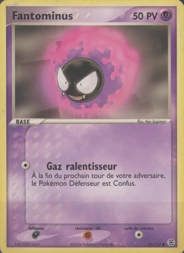 Fantominus, EX Rouge Feu & Vert Feuille 63