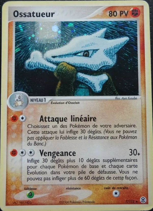 Ossatueur, EX Rouge Feu & Vert Feuille 7