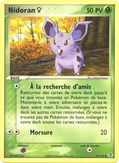 Nidoran ♀, EX Rouge Feu & Vert Feuille 70