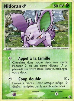 Nidoran ♂, EX Rouge Feu & Vert Feuille 71