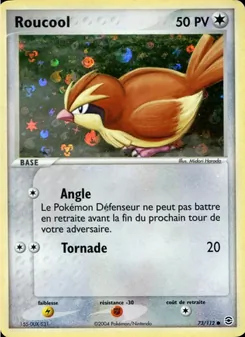 Roucool, EX Rouge Feu & Vert Feuille 73