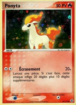 Ponyta, EX Rouge Feu & Vert Feuille 76