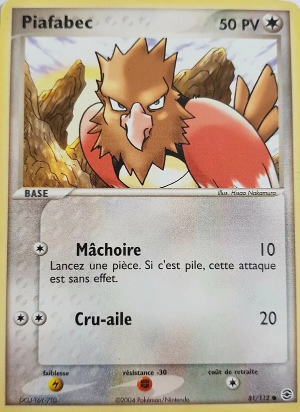 Piafabec, EX Rouge Feu & Vert Feuille 81