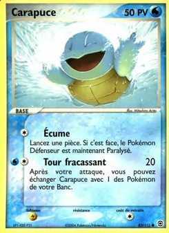 Carapuce, EX Rouge Feu & Vert Feuille 83
