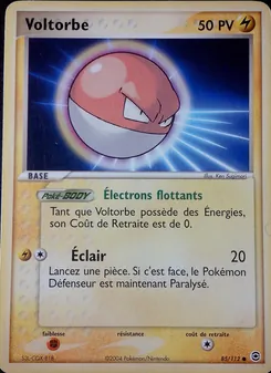 Voltorbe, EX Rouge Feu & Vert Feuille 85