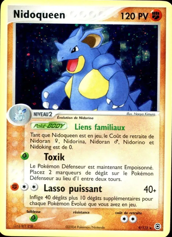 Nidoqueen, EX Rouge Feu & Vert Feuille 9