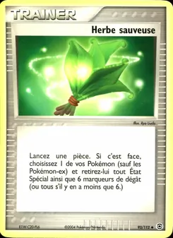Herbe sauveuse, EX Rouge Feu & Vert Feuille 93