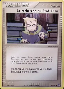 La recherche du Prof. Chen, EX Rouge Feu & Vert Feuille 98