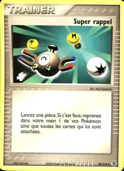 Super rappel, EX Rouge Feu & Vert Feuille 99
