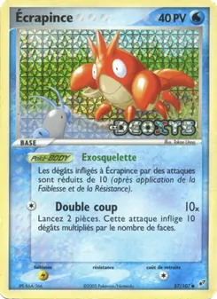 Écrapince, EX Deoxys 57