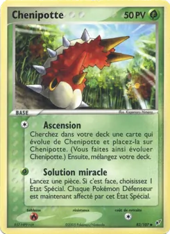 Chenipotte, EX Deoxys 82