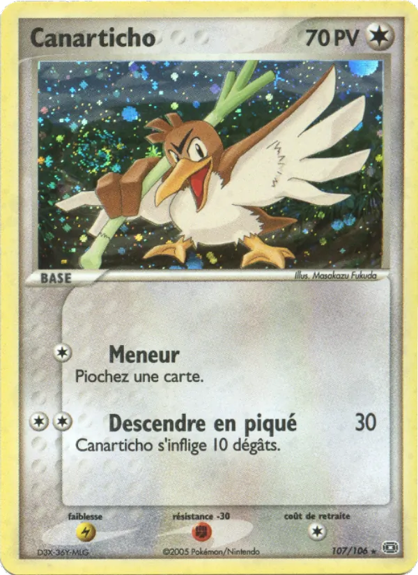 Canarticho, EX Émeraude 107