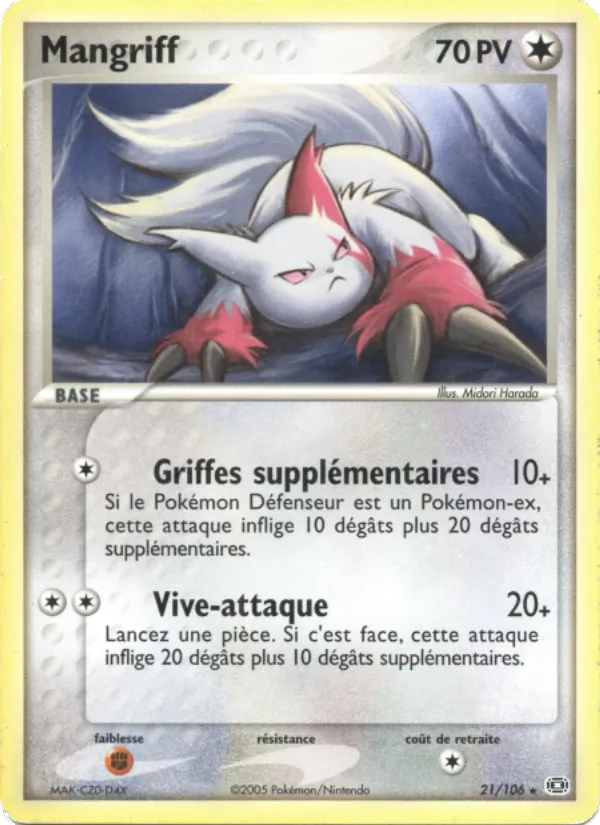 Mangriff, EX Émeraude 21