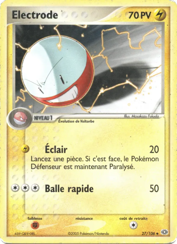 Electrode, EX Émeraude 27