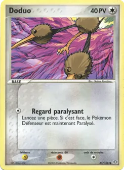 Doduo, EX Émeraude 45