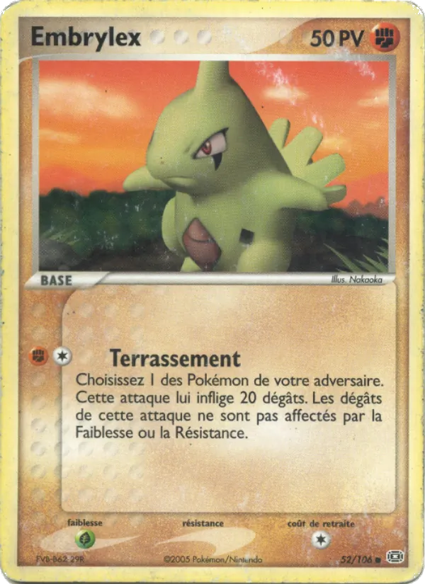 Embrylex, EX Émeraude 52