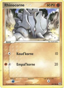 Rhinocorne, EX Émeraude 62