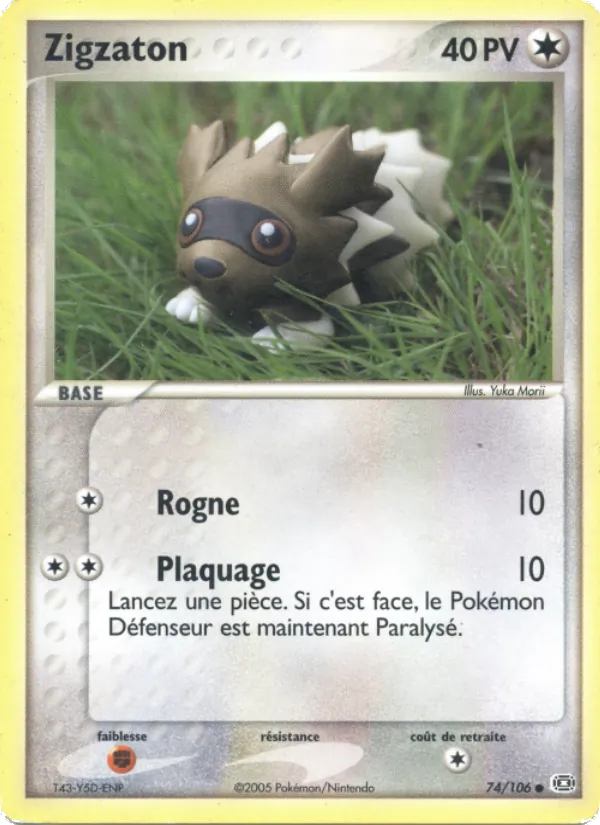 Zigzaton, EX Émeraude 74