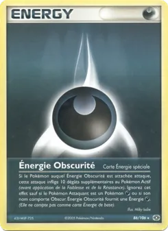 Énergie Obscurité, EX Émeraude 86