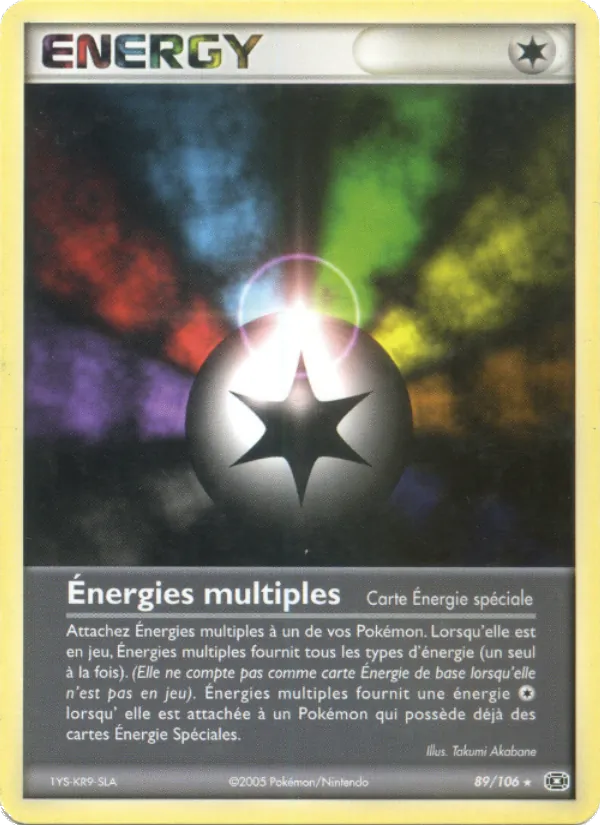 Énergies multiples, EX Émeraude 89