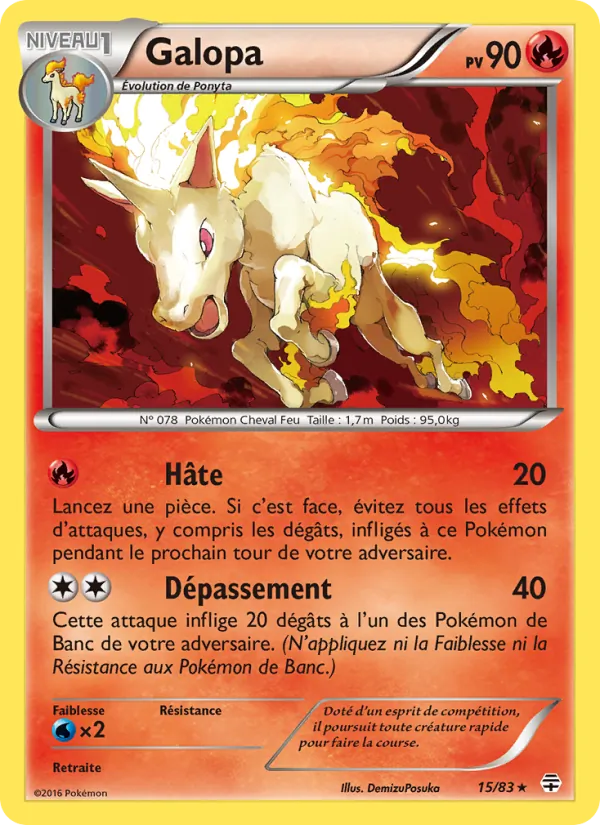 Galopa, Générations 15