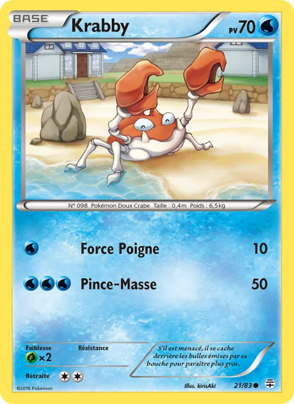 Krabby, Générations 21