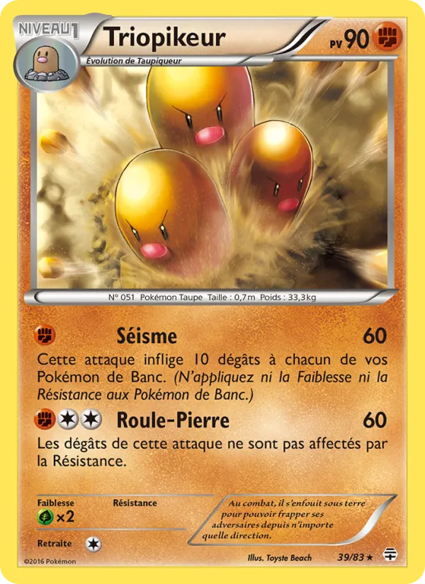 Triopikeur, Générations 39