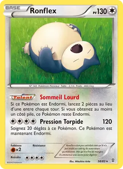 Ronflex, Générations 58