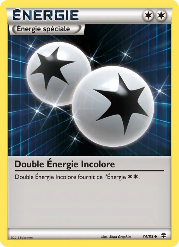Double Énergie Incolore, Générations 74