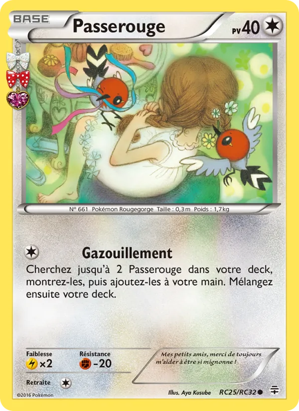 Passerouge, Générations RC25