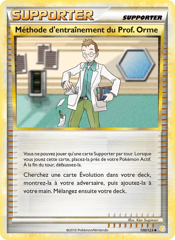 Méthode d'entraînement du Prof.Orme, HeartGold SoulSilver 100