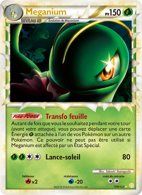 Meganium, HeartGold SoulSilver 109