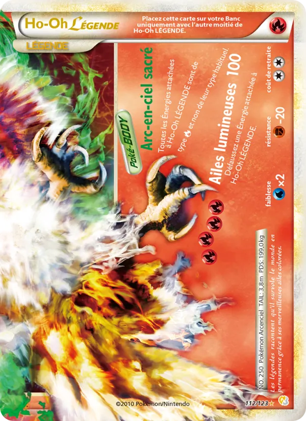 Ho-Oh LÉGENDAIRE, HeartGold SoulSilver 112