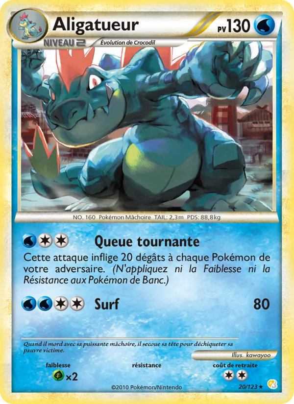 Aligatueur, HeartGold SoulSilver 20