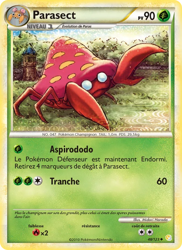 Parasect, HeartGold SoulSilver 48