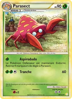 Parasect, HeartGold SoulSilver 48