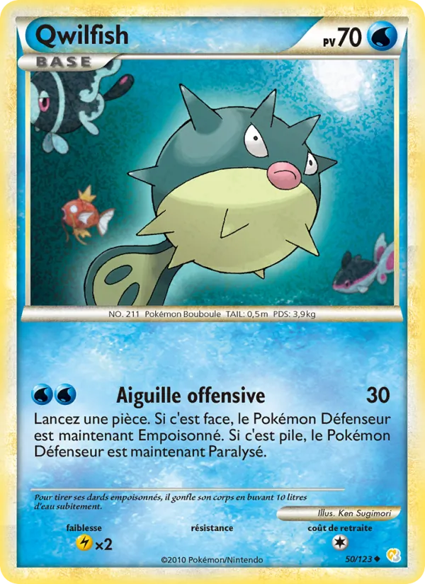 Qwilfish, HeartGold SoulSilver 50