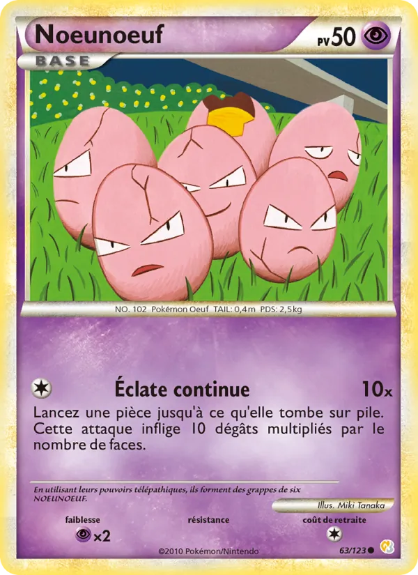 Noeunoeuf, HeartGold SoulSilver 63