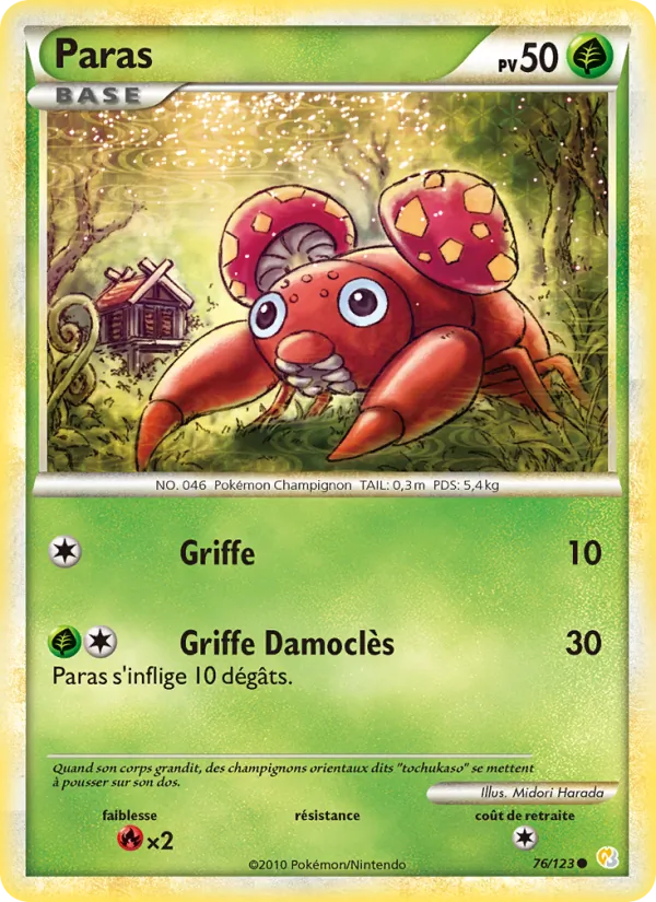 Paras, HeartGold SoulSilver 76