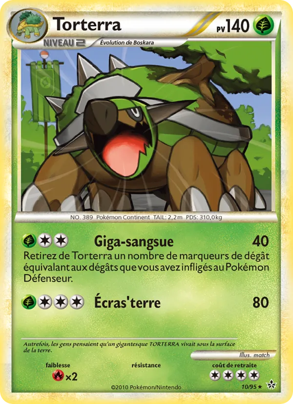 Torterra, Déchaînement 10
