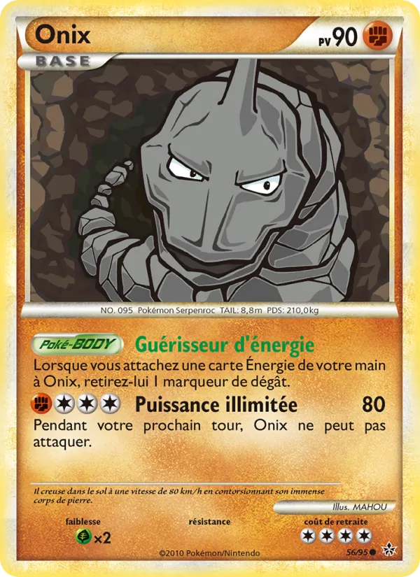 Onix, Déchaînement 56