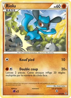 Riolu, Déchaînement 60