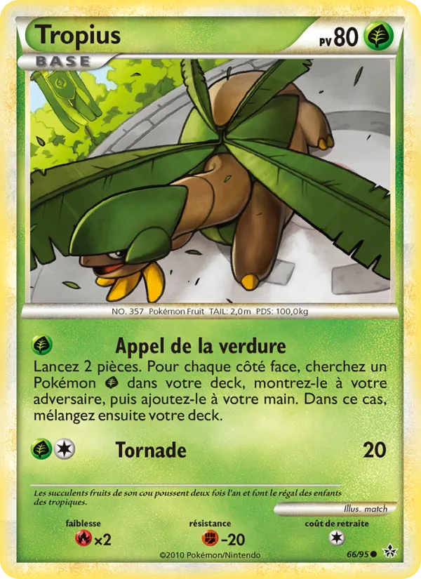 Tropius, Déchaînement 66