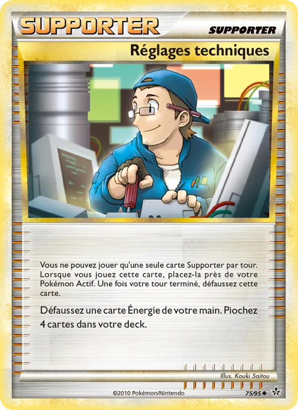 Réglages techniques, Déchaînement 75