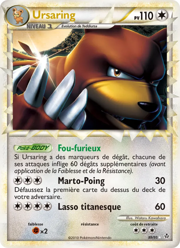 Ursaring, Déchaînement 89