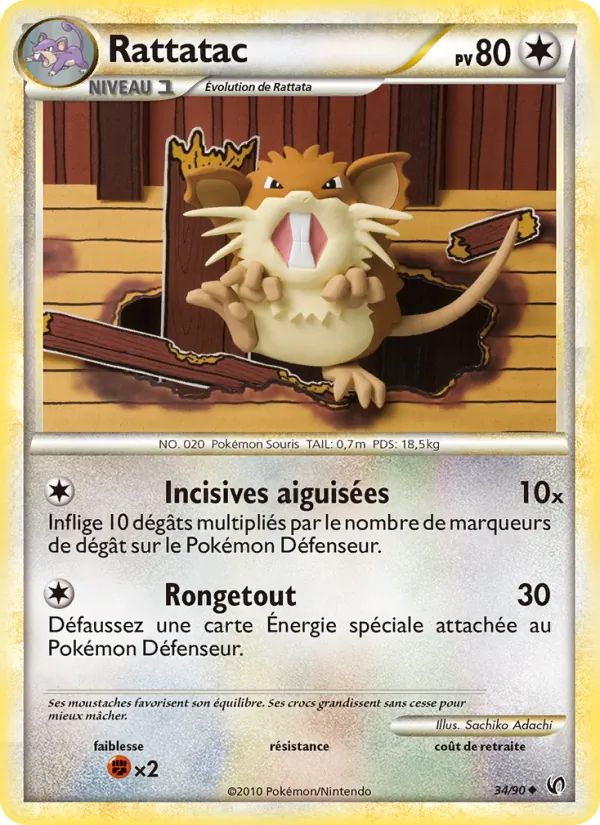 Rattatac, Indomptable 34